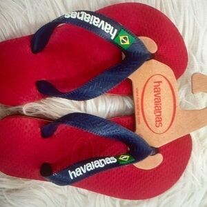 Havaianas Kids Brazil Logo Flip flops
